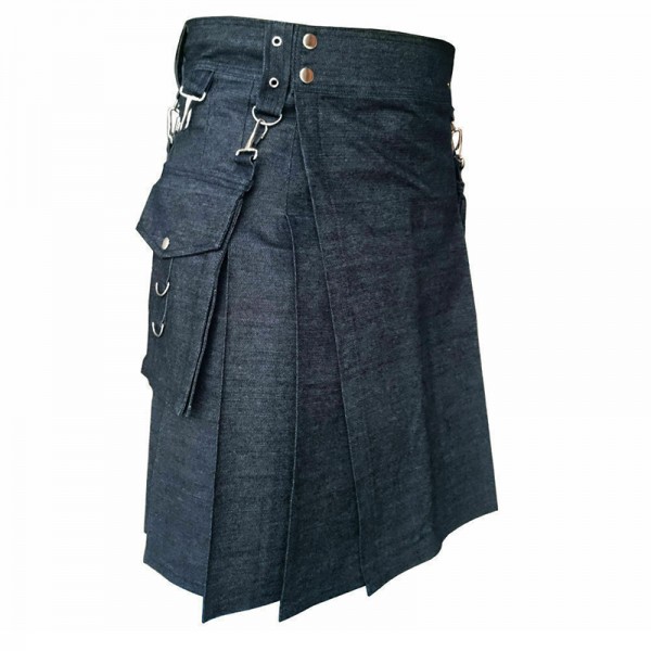 Denim Utility Kilts