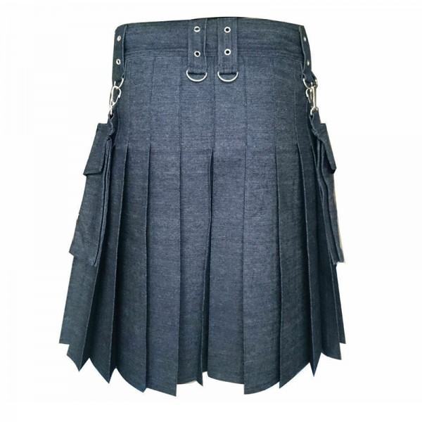 Denim Utility Kilts
