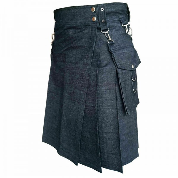 Denim Utility Kilts